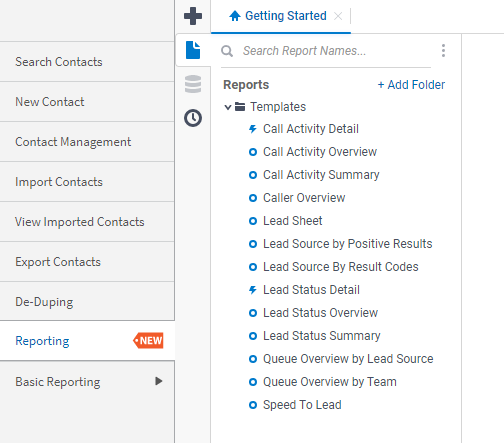 new reporting templates